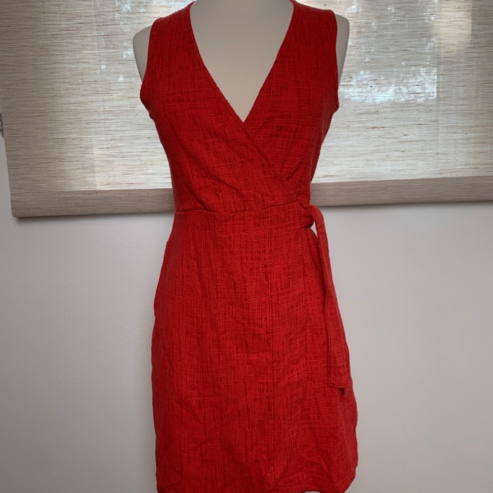 Madewell Texture and Thread Side Tie Minidress, XS